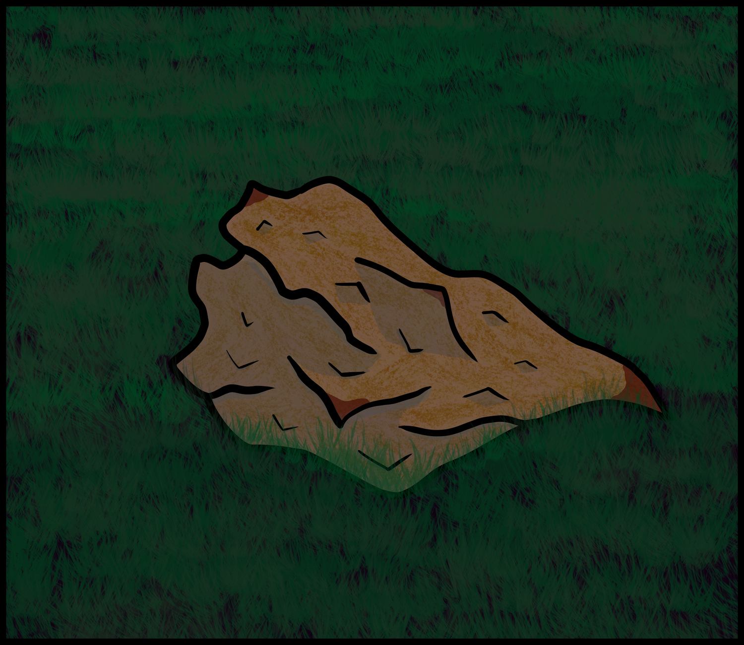 kiwen li lon kasi. pini kiwen la telo loje lili li lon.